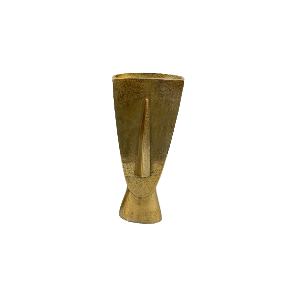 Vase Fin | Gold Aluminium