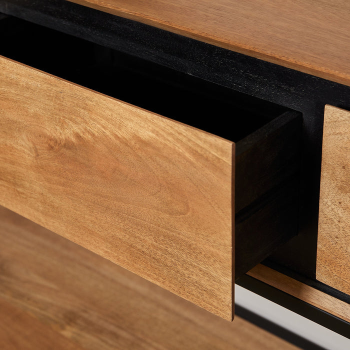 Beistelltisch Richwood | Braunes Mahagoni