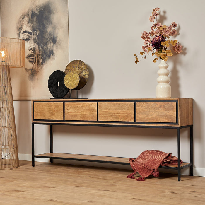 Beistelltisch Richwood | Braunes Mahagoni