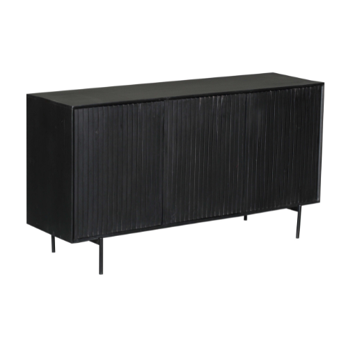 Schrank Madison | Schwarz Mahagoni