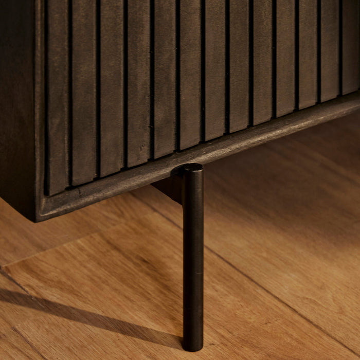 Schrank Madison | Schwarz Mahagoni