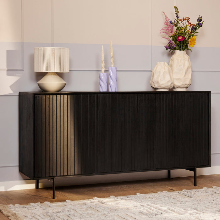 Schrank Madison | Schwarz Mahagoni
