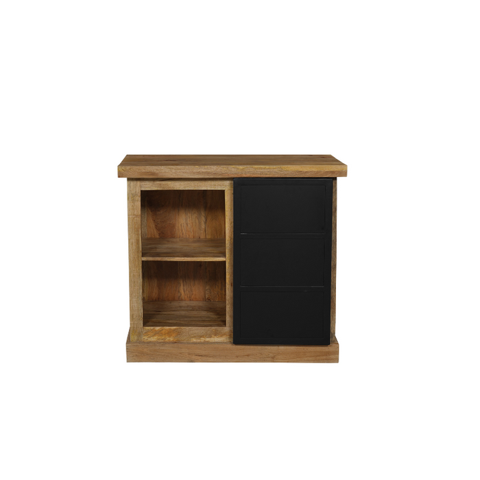 Weinschrank Nashville | Braun Mahagoni
