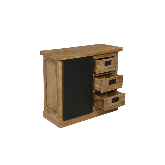 Weinschrank Nashville | Braun Mahagoni