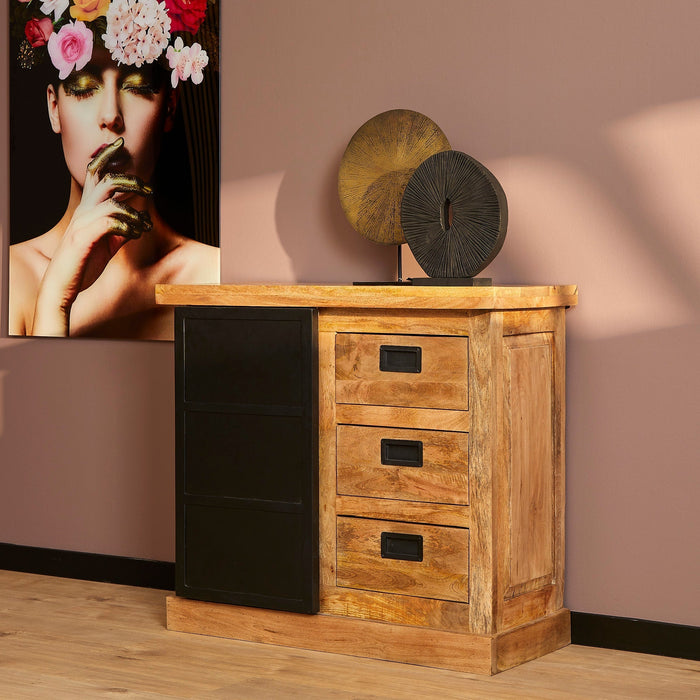 Weinschrank Nashville | Braun Mahagoni