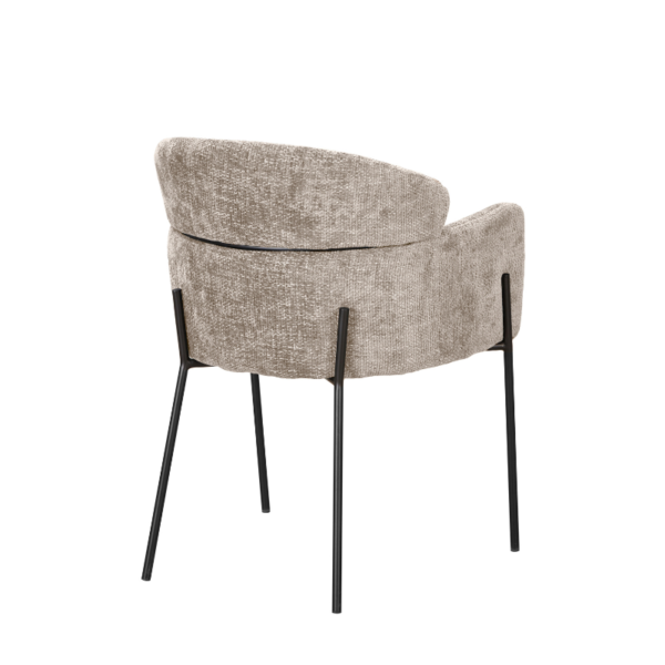 Eleganter Esszimmerstuhl Otis in elegantem Beige für optimalen Komfort