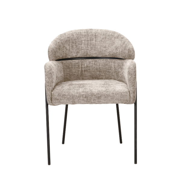 Eleganter Esszimmerstuhl Otis in elegantem Beige für optimalen Komfort