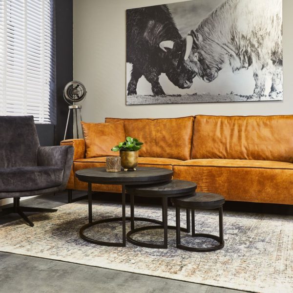 Couchtisch Yara | 3er-Set | Schwarz