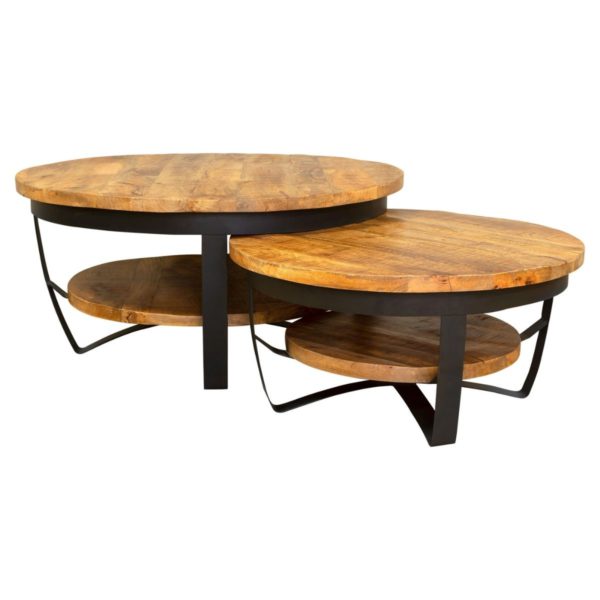 Couchtisch Paras | Naturfarbenes Mangoholz