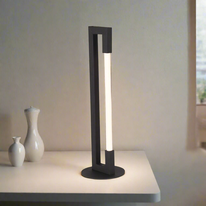 Tischleuchte Futuro | Schwarzes Metall