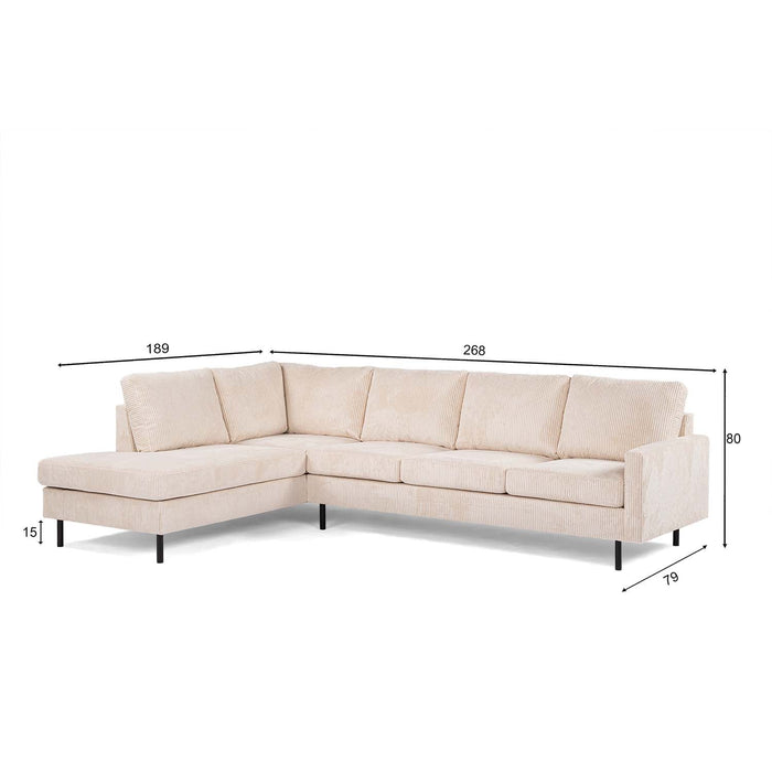 Eckbank Lisa | Beige Lincoln