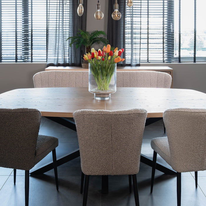Esszimmerbank Fourty | Bouclé Toffee