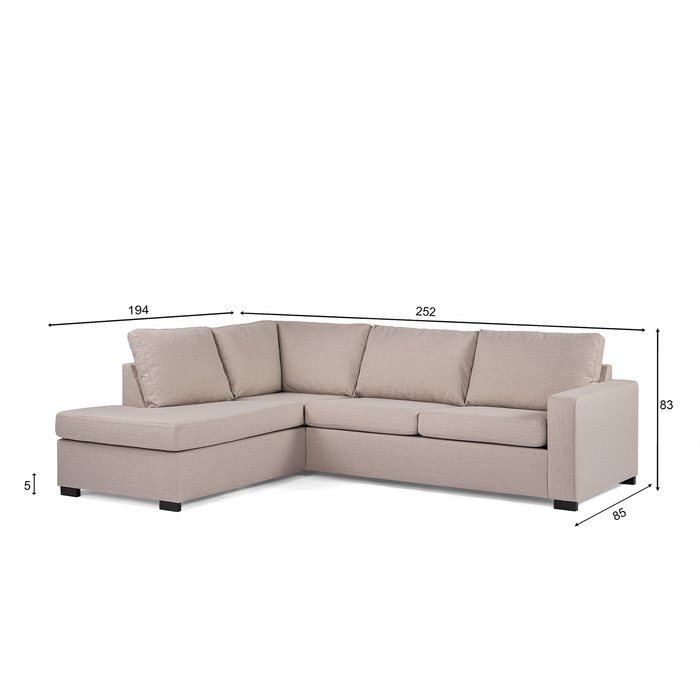 Eckbank Vera | Beige Inari