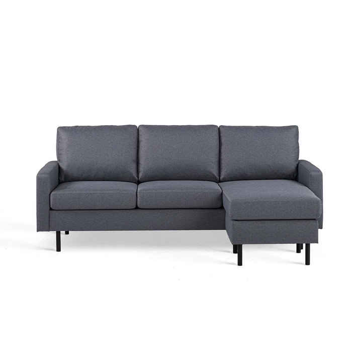 Felicity Eckbank | Dunkelgrau Malmo | Langer Sessel L+P