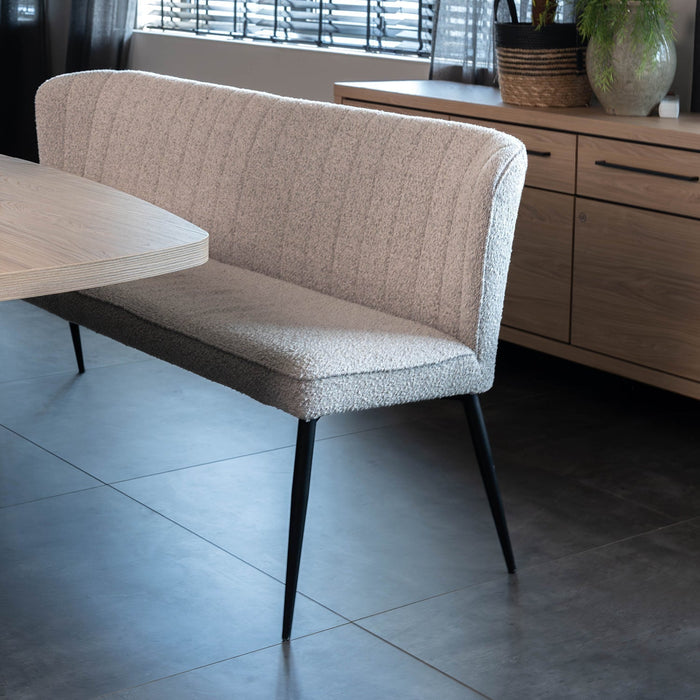 Esszimmerbank Fourty | Bouclé Toffee