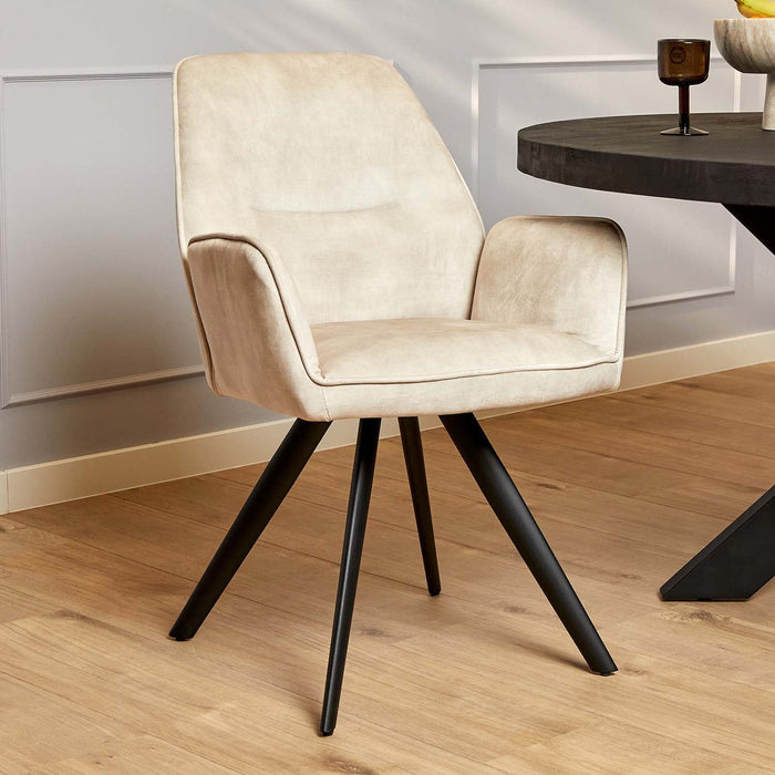 Esszimmerstuhl Nova mit luxuriösem Samt in Velvet für maximalen Komfort und Stil