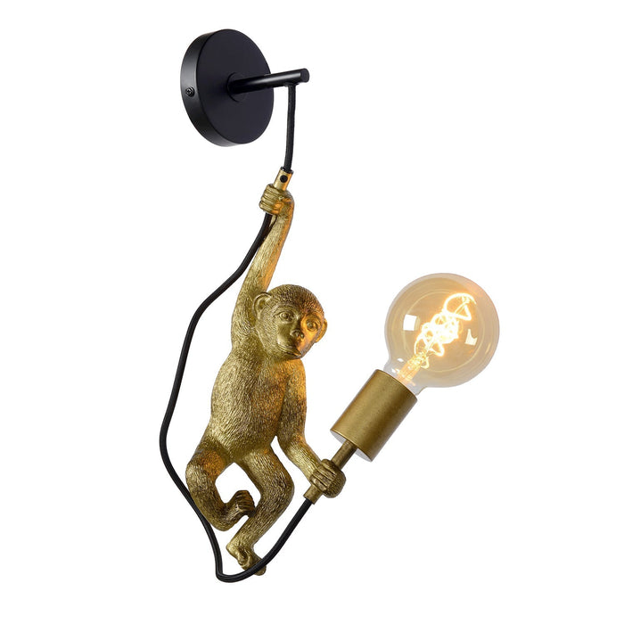 Wandleuchte Extravaganza Chimp | Schwarz
