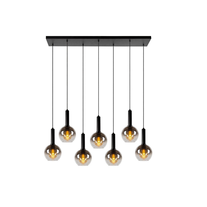 Marius Hängelampe | 7 Lampen | Schwarz