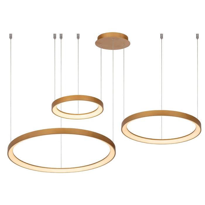 Kronleuchter Vidal | 3 Lampen | Ø 78 cm | Gold