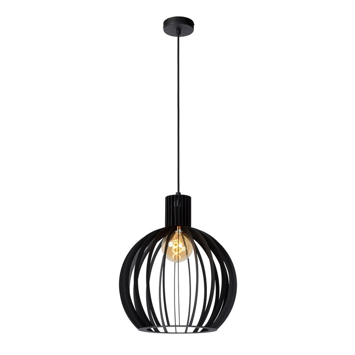 Hängelampe Mikaela | 1 Lampe | E27 | Schwarz