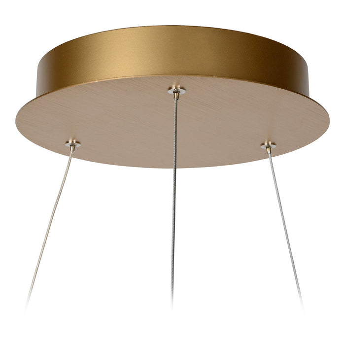 Hängelampe Vidal | 1 Glühbirne | Ø 58 cm | Gold