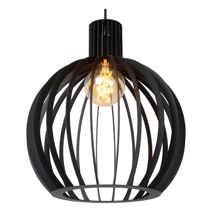 Hängelampe Mikaela | 1 Lampe | E27 | Schwarz