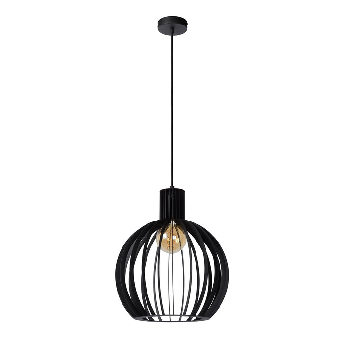 Hängelampe Mikaela | 1 Lampe | E27 | Schwarz