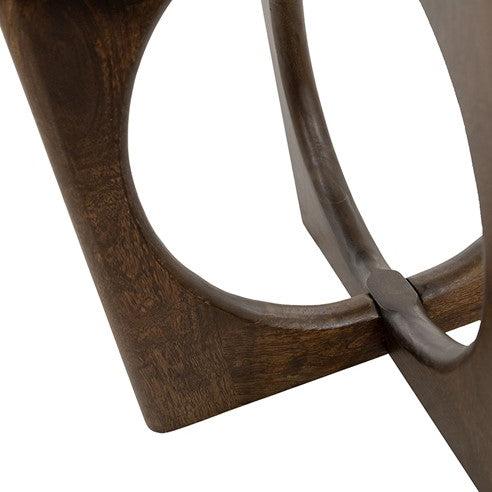 Beistelltisch Zodiac | Dunkles Wenge-Mangoholz