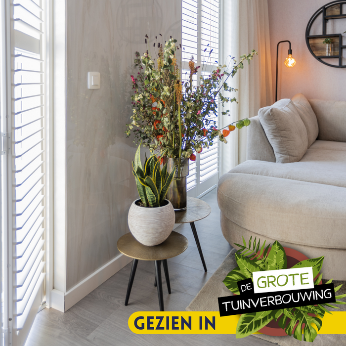 Set Beistelltische Ryas | Goldfarbenes Aluminium