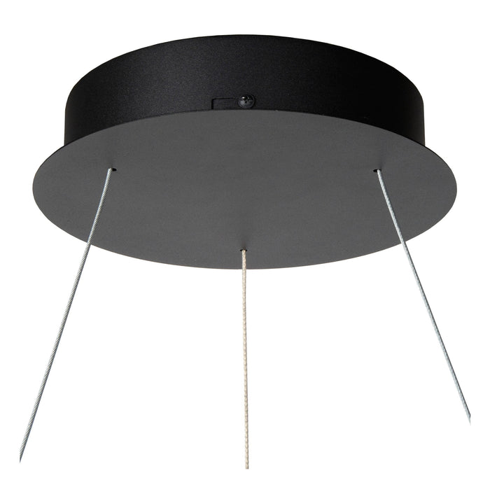 Hängelampe Vidal | 1 Glühbirne | Ø 58 cm | Schwarz