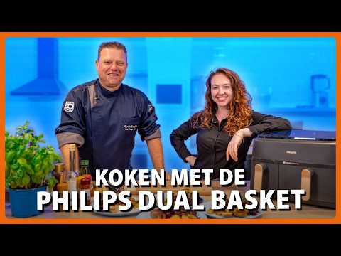 Philips NA352/04 Dual Basket Zwart