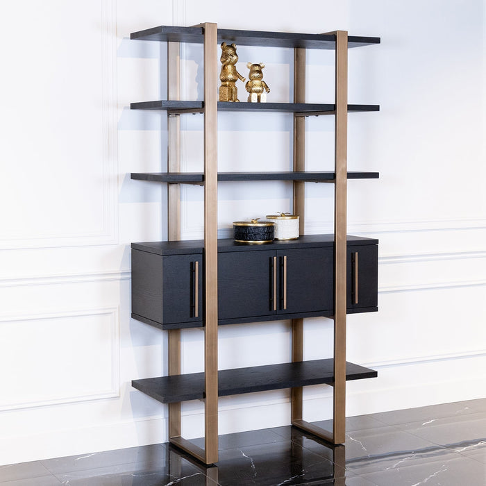 Wandschrank Cambon | Braune Eiche