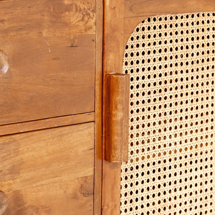 Schrank Brix Anna | Naturfarbenes Mangoholz