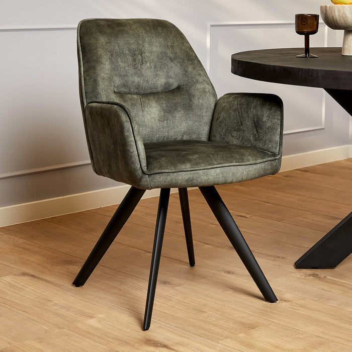 Esszimmerstuhl Nova mit luxuriösem Samt in Velvet für maximalen Komfort und Stil