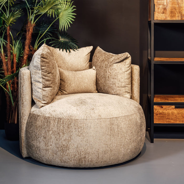 Sessel Roxy | Beiger Stoff