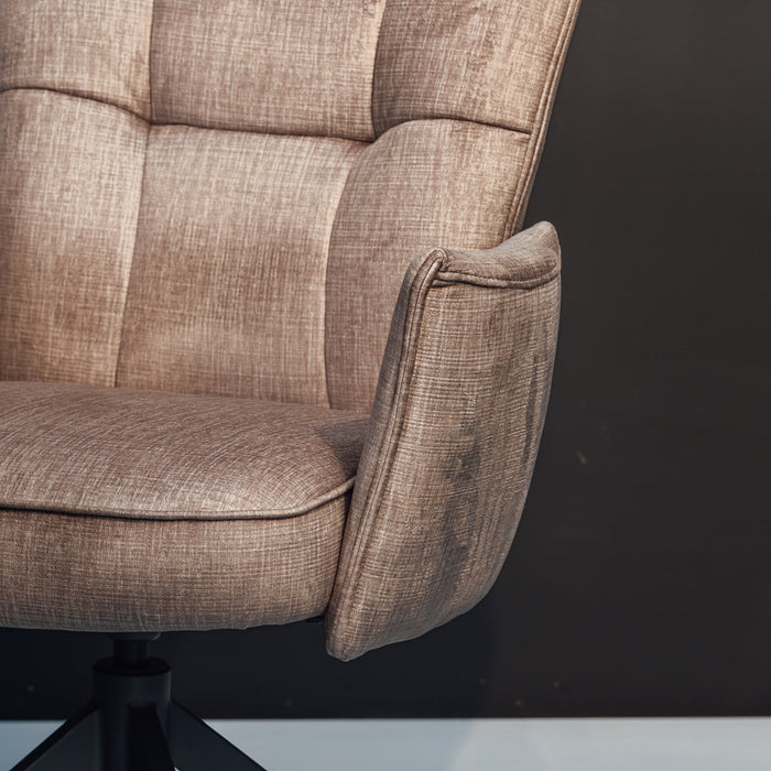Esszimmerstuhl mit Drehfunktion in elegantem Taupe – Komfort und Stil für Ihr Interieur